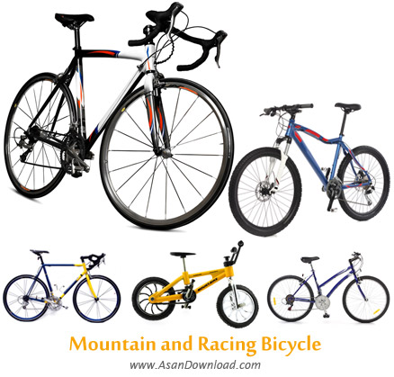 دانلود تصاویر دوچرخه های مسابقه ای - Mountain and Racing Bicycle