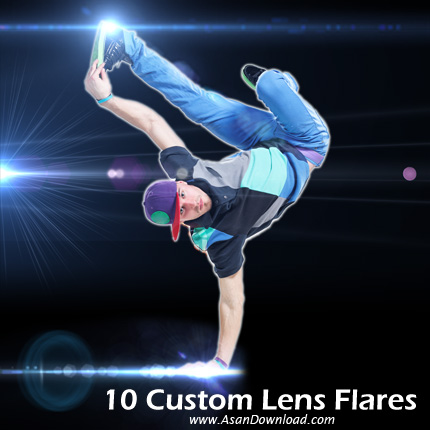 مجموعه 10 شراره لنز سفارشی - 10 Custom Lens Flares