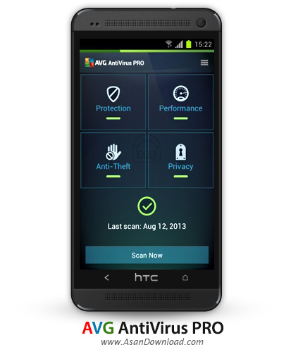 دانلود AVG AntiVirus PRO Mobile Security v4.1 - آنتی ویروس قدرتمند ای وی جی