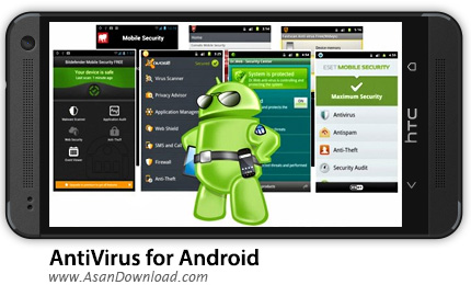دانلود AntiVirus for Android v2.1 - نرم افزار موبایل آنتی ویروس قدرتمند
