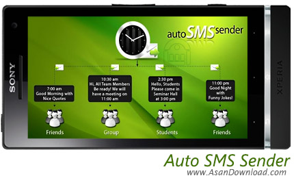 دانلود Auto SMS Sender v1.3 - نرم افزار موبایل ارسال خودکار اس ام اس ها