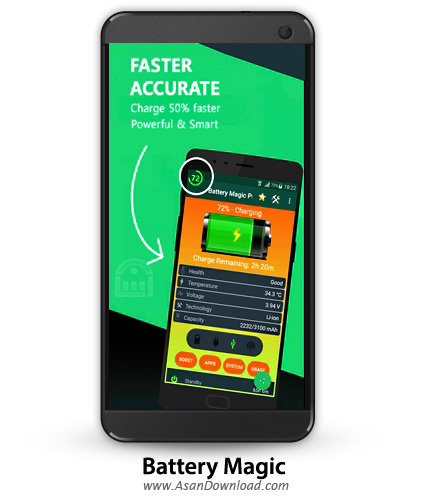 دانلود Battery Magic Pro v1.0.21 - نرم افزار بهینه سازی و مانیتورینگ باتری