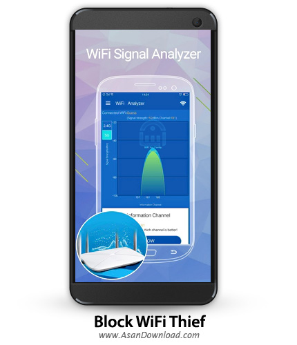 دانلود Block WiFi Thief Pro v1.0.10 - نرم افزار موبایل شناسایی افراد متصل شده به وای فای