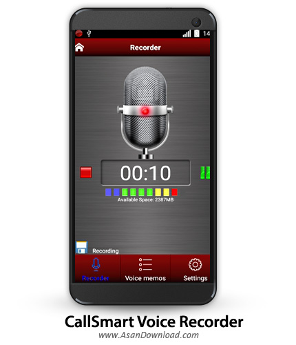 دانلود CallSmart Voice Recorder v2.70 - نرم افزار موبایل ضبط صدا و تماس