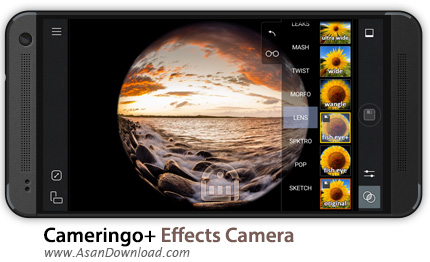 دانلود Cameringo+ Effects Camera v2.3.0 - اپلیکیشن موبایل افکت گذاری تصویر اندروید
