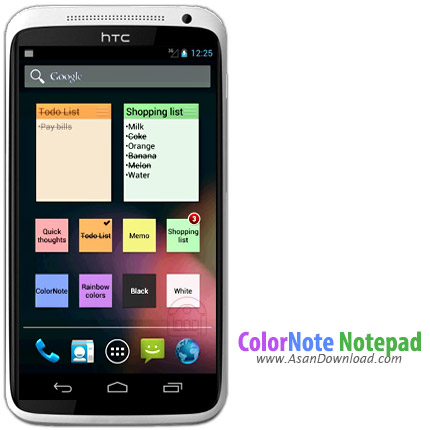 دانلود ColorNote Notepad Notes To Do v3.9.15 - نرم افزار موبایل دفترچه یادداشت