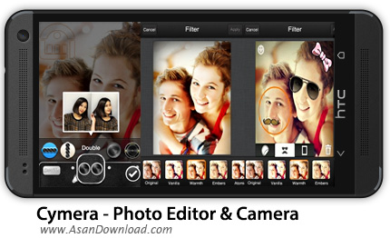 دانلود Cymera - Photo Editor & Camera v2.1.1 - نرم افزار موبایل ویرایشگر عکس