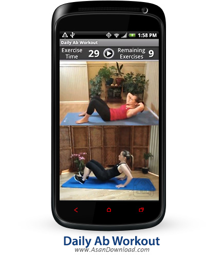 دانلود Daily Ab Workout v2.20- نرم افزار موبایل انجام تمرینات ورزشی