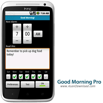 دانلود Good Morning Pro v2.5.1 - نرم افزار موبایل ساعت بیدار باش