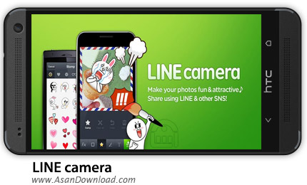 دانلود LINE camera v8.6.3 - نرم افزار موبایل خلق تصاویر بامزه