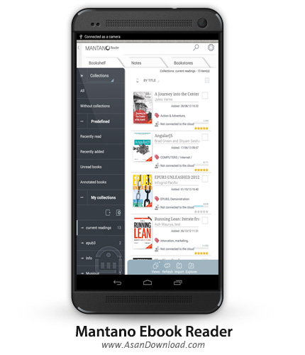 دانلود Mantano Ebook Reader Premium v2.5.1.16 - اپلیکیشن موبایل کتاب خوان اندروید