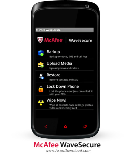 دانلود McAfee WaveSecure v4.3.0.140 - نرم افزار موبایل دزدگیر پیشرفته