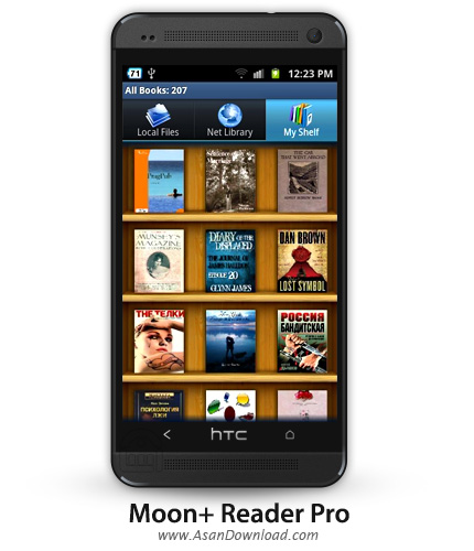 دانلود Moon+ Reader Pro v2.5.5 - نرم افزار موبایل کتابخانه همراه