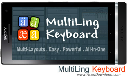 دانلود MultiLing Keyboard - نرم افزار موبایل صفحه کلید جادویی اندروید