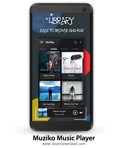 دانلود Muziko Music Player Pro v1.0.49 - نرم افزار موبایل موزیک پلیر
