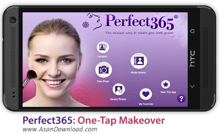 دانلود Perfect365: One-Tap Makeover v3.9.91 - نرم افزار موبایل آرایش و روتوش چهره