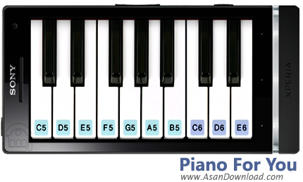 دانلود Piano For You v1.2.3 - نرم افزار موبایل پیانو برای شما