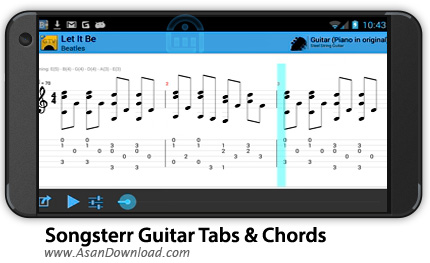 دانلود Songsterr Guitar Tabs & Chords v2.0.15 - نرم افزار موبایل تب و آکورد گیتار