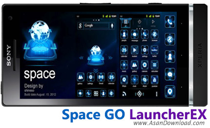 دانلود Space GO LauncherEX Theme v1.1 - پوسته زیبا برای موبایل های اندروید