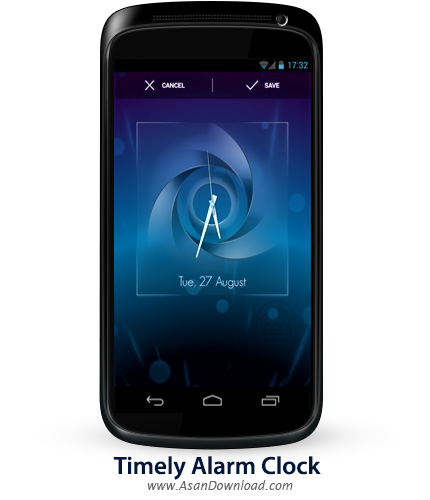 دانلود Timely Alarm Clock v1.2.6 - نرم افزار موبایل ساعت هشدار