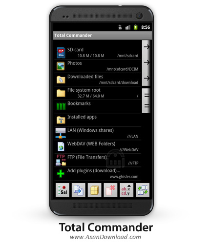 دانلود Total Commander v2.60b4 - نرم افزار موبایل فایل منیجر قدرتمند اندروید