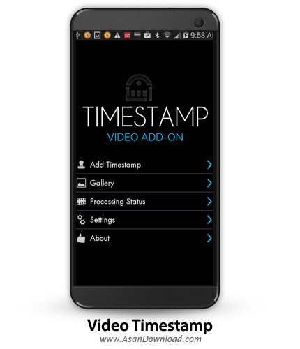 دانلود Video Timestamp v1.3 - نرم افزار موبایل ضبط زمان بر روی ویدئو