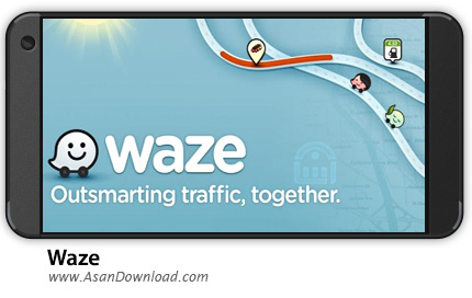 دانلود Waze - GPS, Maps & Traffic v4.34.1.905 - نرم افزار موبایل مسیر یاب جاده ای