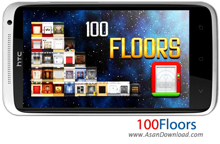 دانلود 100Floors v2.8.0 - بازی موبایل معمایی صد طبقه