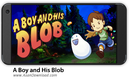 دانلود A Boy and His Blob v1.0 - بازی موبایل پسرک و حباب آسمانی + دیتا