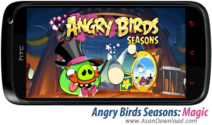 دانلود Angry Birds Seasons: Magic v3.3.0 - بازی موبایل اندروید پرندگان خشمگین فصل ها: جادو