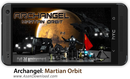 دانلود Archangel: Martian Orbit v1.8 - بازی موبایل فرشته مریخ HD سه بعدی + دیتا