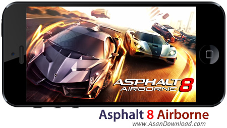 دانلود Asphalt 8: Airborne - آسفالت نسخه هوابرد بعلاوه گیم دیتای بازی (پول بی نهایت)