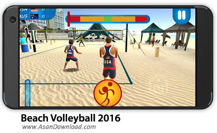 دانلود Beach Volleyball 2016 v1.2.2 - بازی موبایل والیبال ساحلی