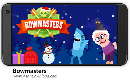 دانلود Bowmasters v1.0.6 - بازی موبایل کمانداران + نسخه بی نهایت