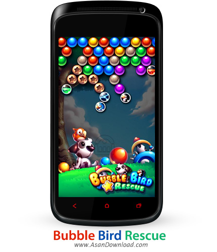 دانلود Bubble Bird Rescue v1.1.8 - بازی موبایل حذف گوی های پرنده