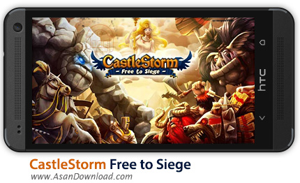 دانلود CastleStorm Free to Siege v1.49 - بازی موبایل نبرد امپراطوری + دیتا