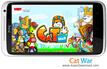 دانلود Cat War v1.6 - بازی موبایل جنگ سگ و گربه