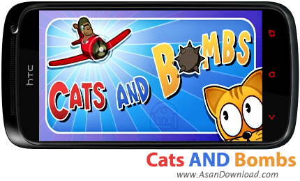 دانلود Cats & Bombs v1.1.0 - بازی موبایل گربه ها و نجات از بمب ها