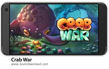 دانلود Crab War v1.3.1 - بازی موبایل نجات سرزمین خرچنگ ها