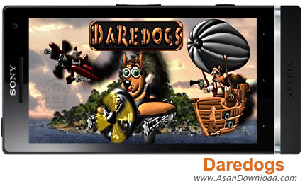 دانلود Daredogs v1.0 - بازی موبایل نبرد سگ ها