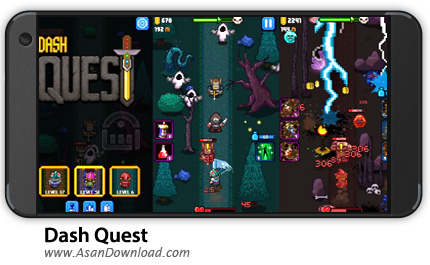 دانلود Dash Quest v2.7.0 - بازی موبایل تلاش قهرمان + نسخه بی نهایت