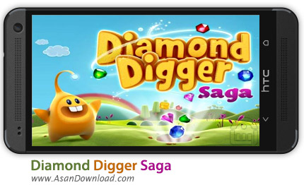 دانلود Diamond Digger Saga v1.1.1 - بازی موبایل در جست و جوی الماس سگا + نسخه بینهایت