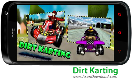 دانلود Dirt Karting v1.0 - بازی موبایل مسابقات کارتینگ سواری
