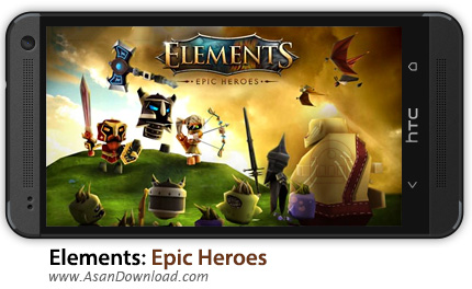 دانلود Elements: Epic Heroes v1.0.3 - بازی موبایل قهرمانان حماسه + دیتا