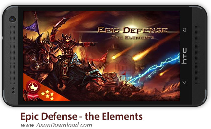دانلود Epic Defense - the Elements v1.7.6 - بازی موبایل در کمین دشمنان