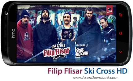 دانلود Filip Flisar Ski Cross HD v1.10 - بازی موبایل اسکی مارپیچ