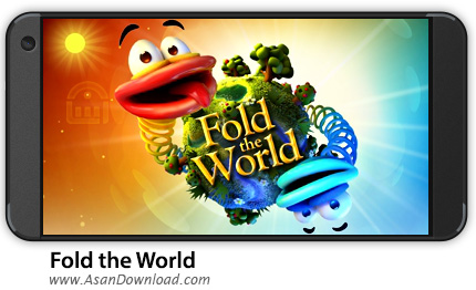 دانلود Fold the World v1.0.8 - بازی موبایل تا کردن جهانی + نسخه بی نهایت