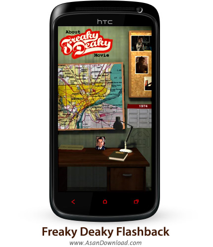 دانلود Freaky Deaky Flashback v1.0 - بازی موبایل حل معماهای جنایی