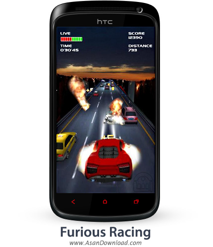 دانلود Furious Racing v1.0 - بازی موبایل مسابقات ماشین سواری