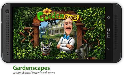 دانلود Gardenscapes v1.0.1 - بازی موبایل اشیا پنهان در باغ + دیتا